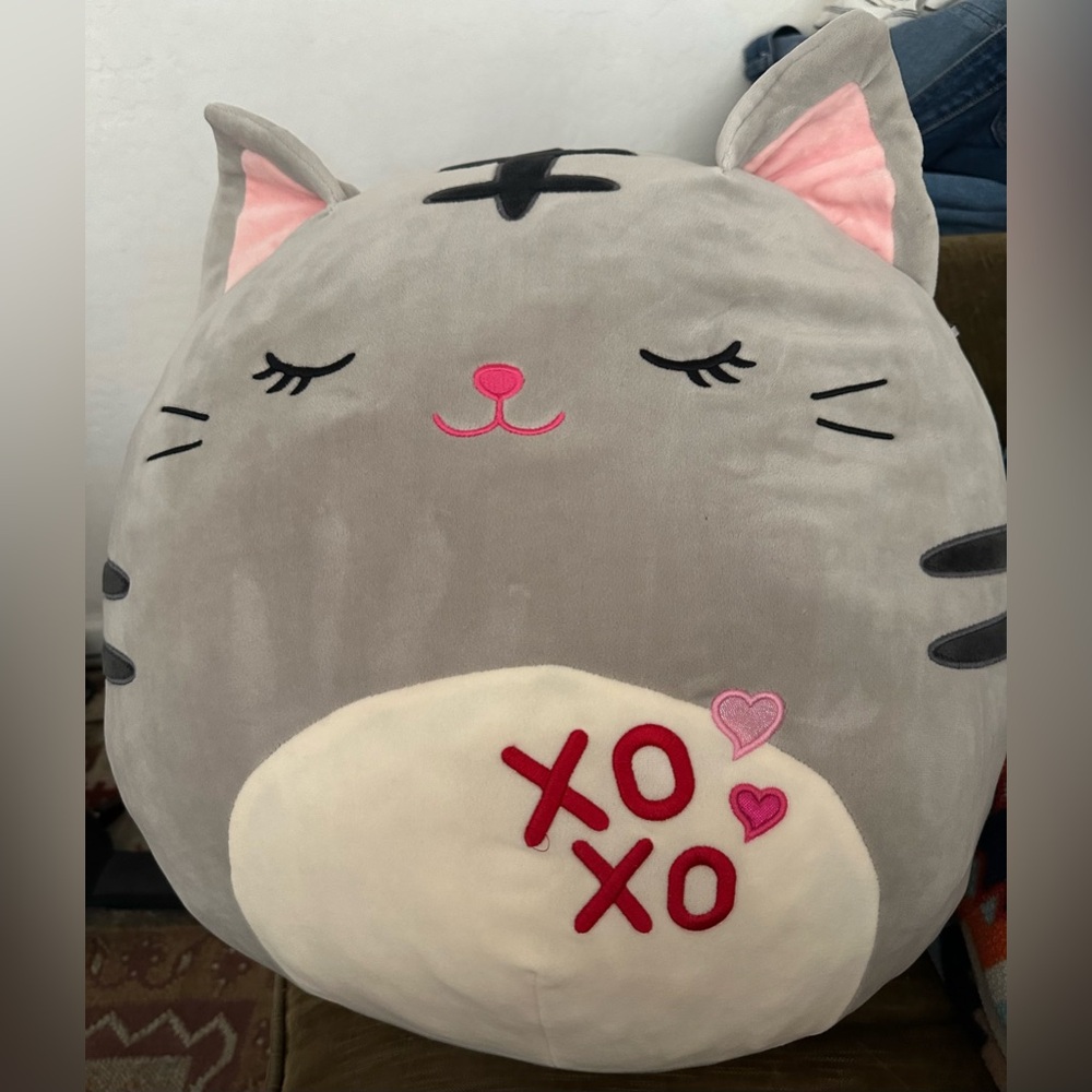 Squishmallows Tally the cat valentines squad 2021 24” plush
